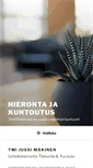 Mobile Screenshot of hierontamakinen.fi