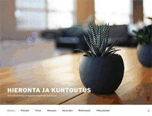 Tablet Screenshot of hierontamakinen.fi